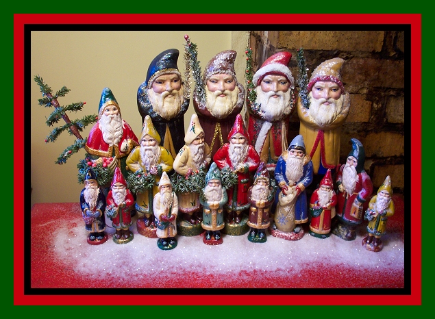 Chalkware Santa Belnickle Father Christmas